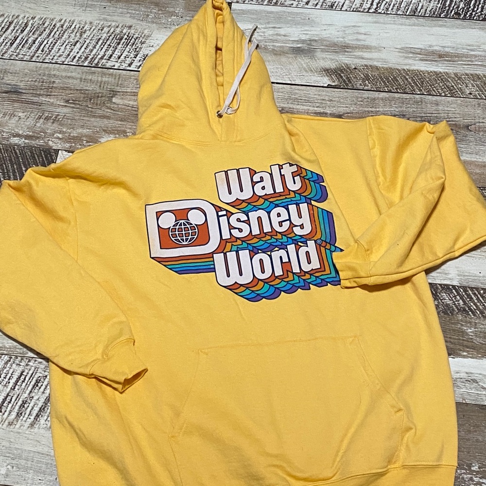 Walt Disney World Hoodie Retro Yellow